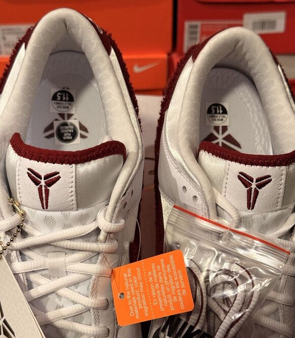Nike Kobe Mambacita Dunk Low Protro White Red 11.5 Kobe Bryant Gigi 33 (077) main image 4